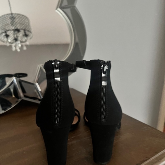 TOP Moda Black Amazon Heels size 7.5 - Picture 4 of 4
